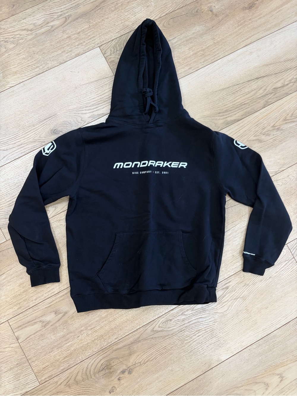 Black Mondraker DH Race Team  Logo Pullover Hoodie